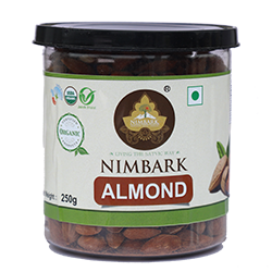 Nimbark Organic Almonds | Healhy Organic Dry Fruits | Almonds Kernels | Badam 250gm